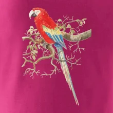 Papagáj  na listnatom strome