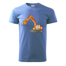 Bager bez nápisu oranžový Bager bez nápisu oranžový