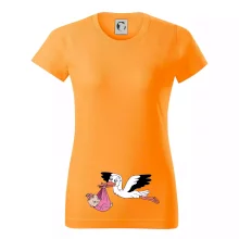 Bocian a bábätko - dievča (Hana-creative)