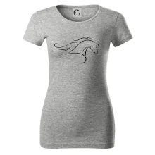 Kôň - bežiaci silueta hlavy Kôň - bežiaci silueta hlavy