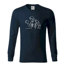 Fitness muž jedným ťahom Fitness muž jedným ťahom