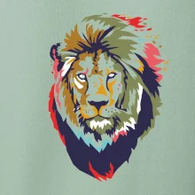 Hlava leva kreslená jednoduchá