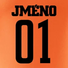 Hokejový dres - vlastné meno a číslo