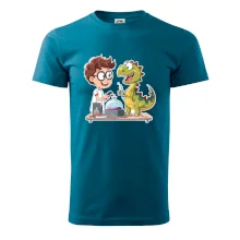 Chemik a dinosaurus - chlapec