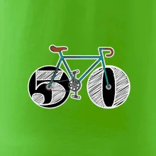 Narodeniny 50 rokov na bicykli