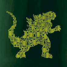 Kaiju godzilla město