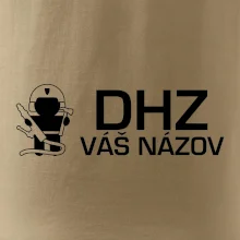 DHZ postavička - vlastný nápis DHZ postavička - vlastný nápis