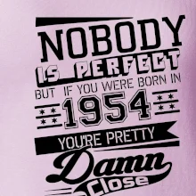 Nobody is perfect - 1954