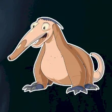 Mravčiar kreslený hnedý