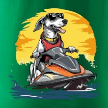 Chrt na vodnom skútri