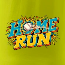 Home run komiksový nápis
