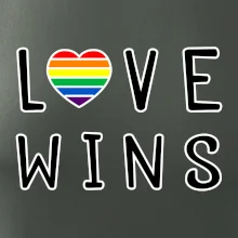 Love wins nápis