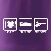 Eat sleep shot