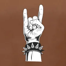 Rock ruka s náramkom