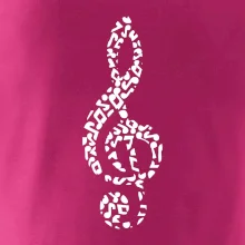 Husľový kľúč z nôt