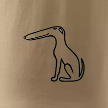 Barzoj obrys čierny