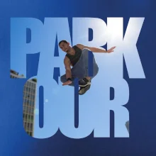 Parkour nápis nebo