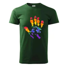 LGBT hand print
