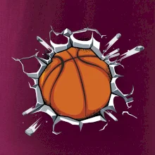 Basketbal lopta v triku