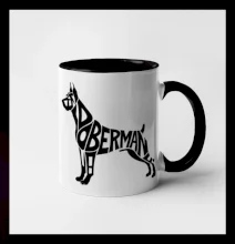 Doberman - nápis v tele