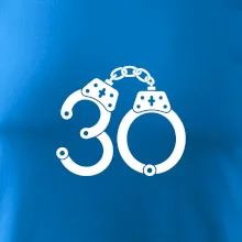 Narodeninové tričko pre policajta - putá 30