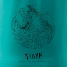 Kriváň - vrstevnice v kruhu