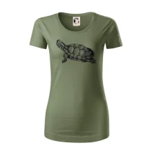 Ceruzkou kreslená korytnačka