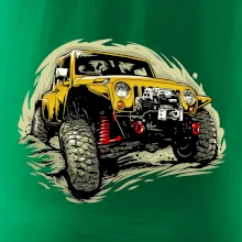 Žltý offroad s navijakom