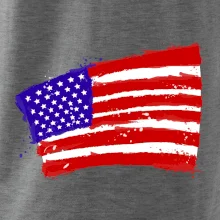 Americká vlajka ohnutá Americká vlajka ohnutá