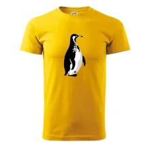 Tučniak čiernobiely z boku