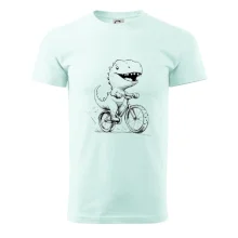 Roztomilý Dinosaurus na bicykli