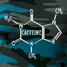 Caffeine molekuly Caffeine molekuly