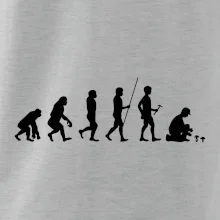 Evolúcia hubár muž Evolúcia hubár muž