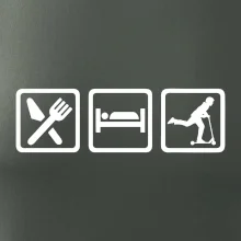 Eat sleep kolobeh - kolobežka