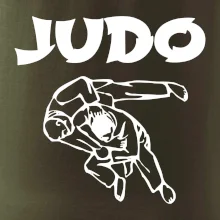 Judo nápis + postavy