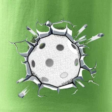 Florbal lopta v triku Florbal lopta v triku