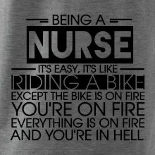 Being a nurse - bike