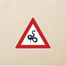 Dopravná značka - Pozor had