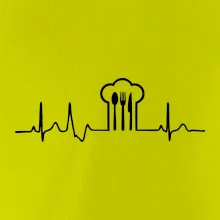 EKG kuchár čiapky a príbory