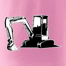 Bager bez nápisu čiernobiely