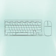 Klávesnica a myš jedným ťahom Klávesnica a myš jedným ťahom