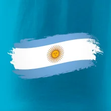 Argentína vlajka obhrýzaná