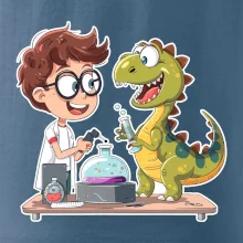 Chemik a dinosaurus - chlapec