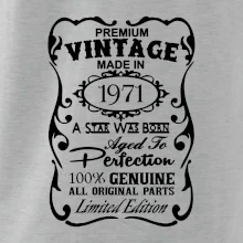 Vintage Etiketa - 1971