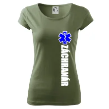 Nápis Záchranár + hviezda