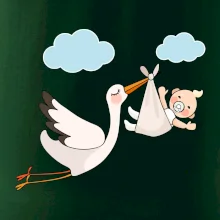 Bocian čakáme bábätko - neutrálne