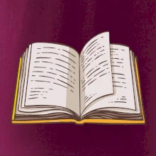 Kniha farebná otvorená