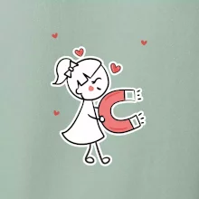 Párový motív - panáčik a magnet