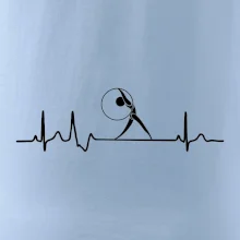 EKG moderná gymnastika obruč