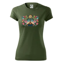 Folklór - dva farebné vtáčiky Folklór - dva farebné vtáčiky